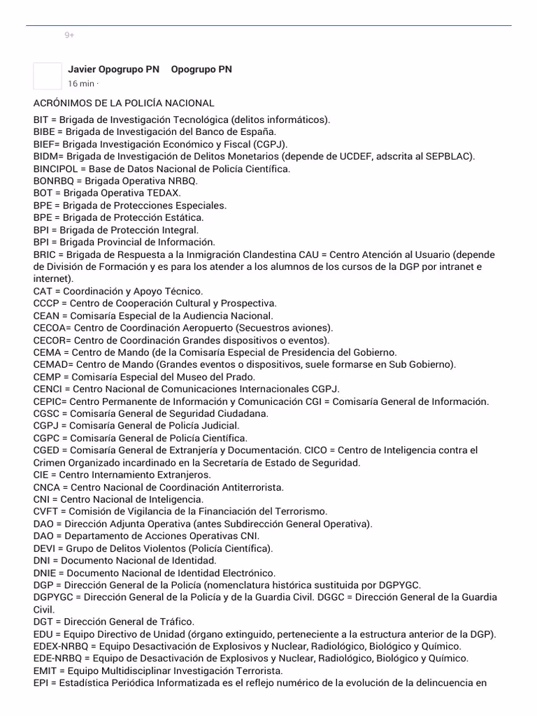 ¿Cuál es la abreviatura de Policía Militar?