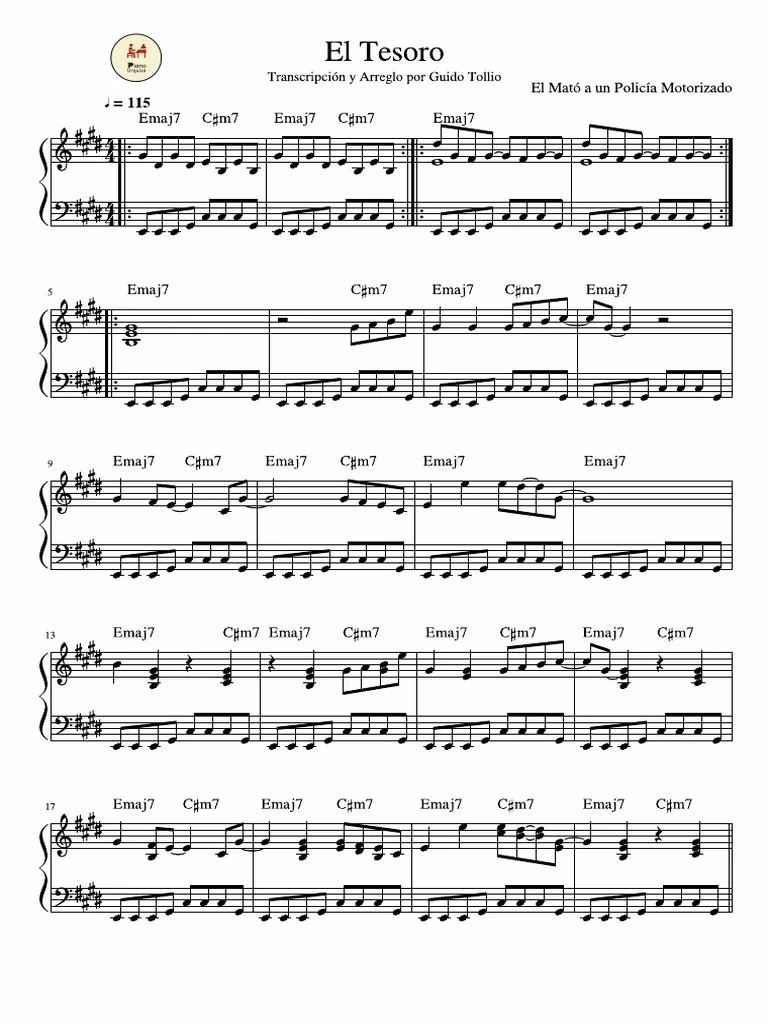 ¿Cuáles son los acordes de el mató a un policía motorizado?