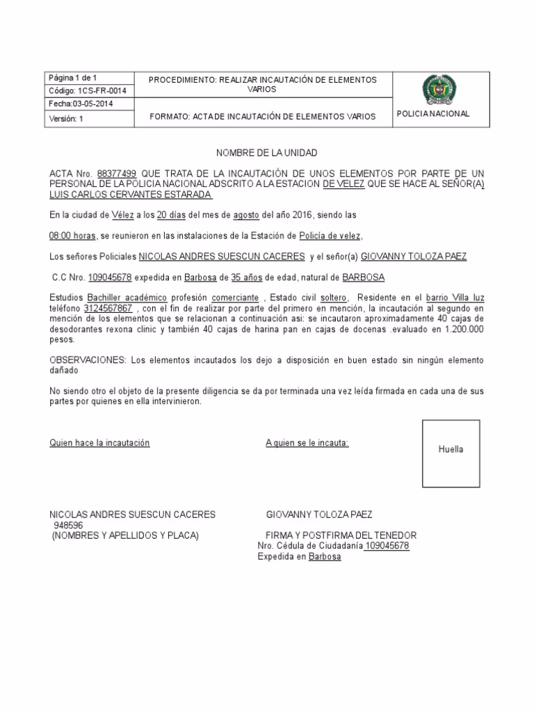 ¿Qué es el Acta de entrega de elementos de protección personal?