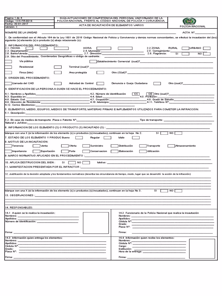 ¿Qué elementos debe contener un acta de entrega?