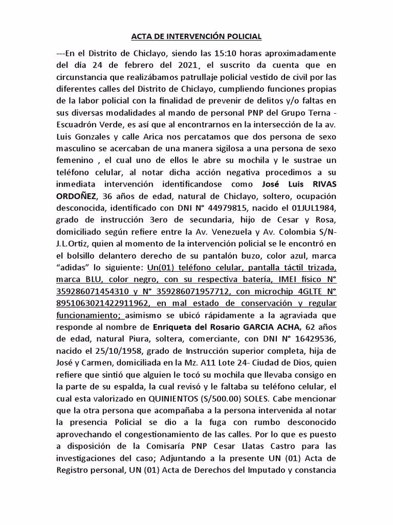 ¿Cómo poner un acta de juicio en el teléfono móvil?
