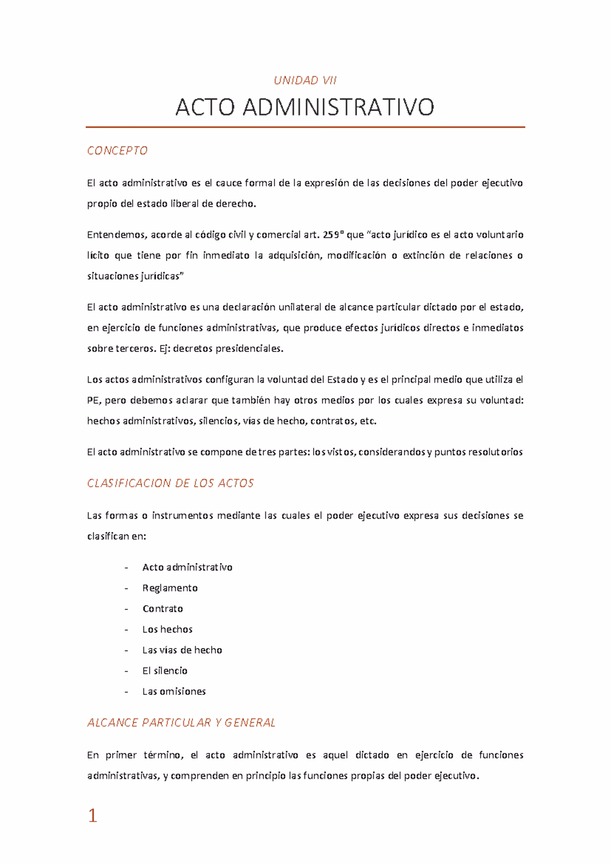 ¿Qué es la actividad del estado?