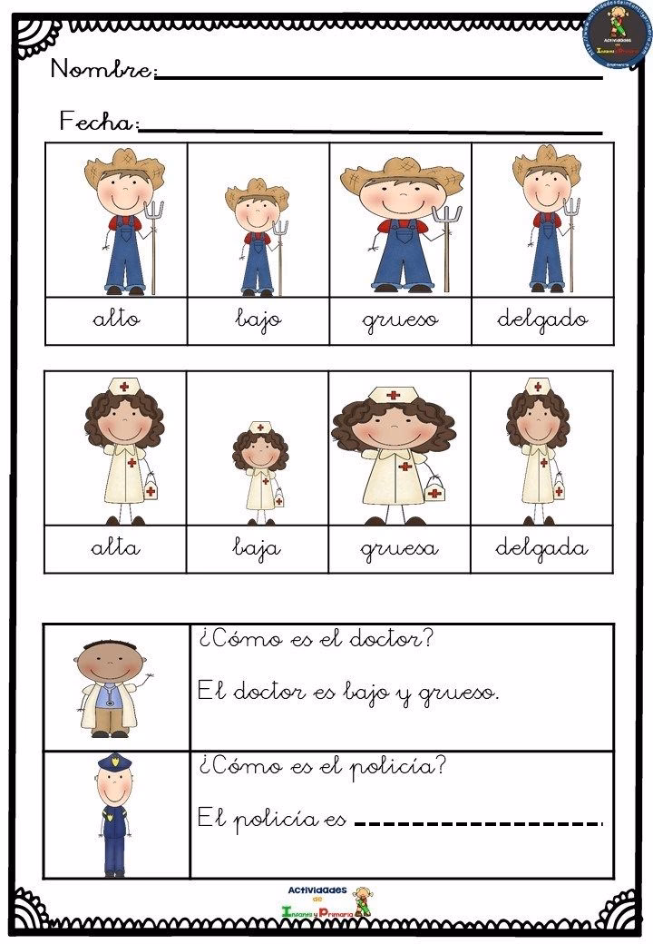 ¿Qué es un adjetivo y ejemplos para niños de primaria?