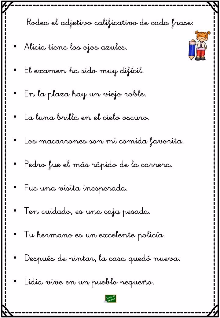 ¿Cómo se clasifican los adjetivos?