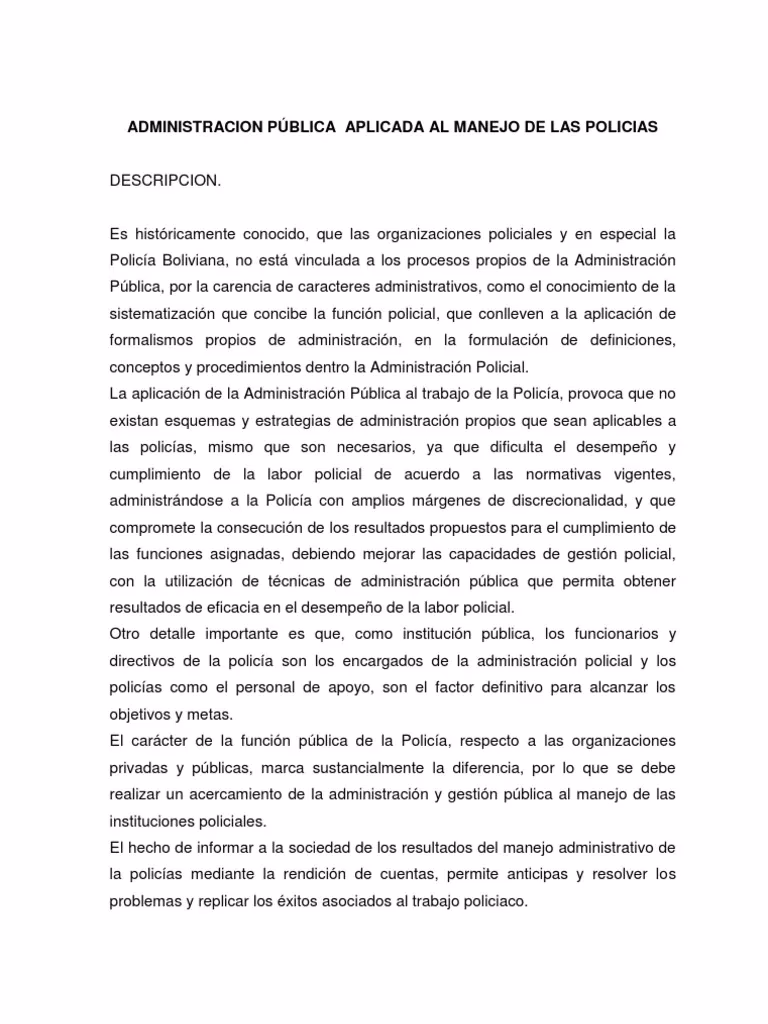 ¿Qué es el poder de policía administrativa?