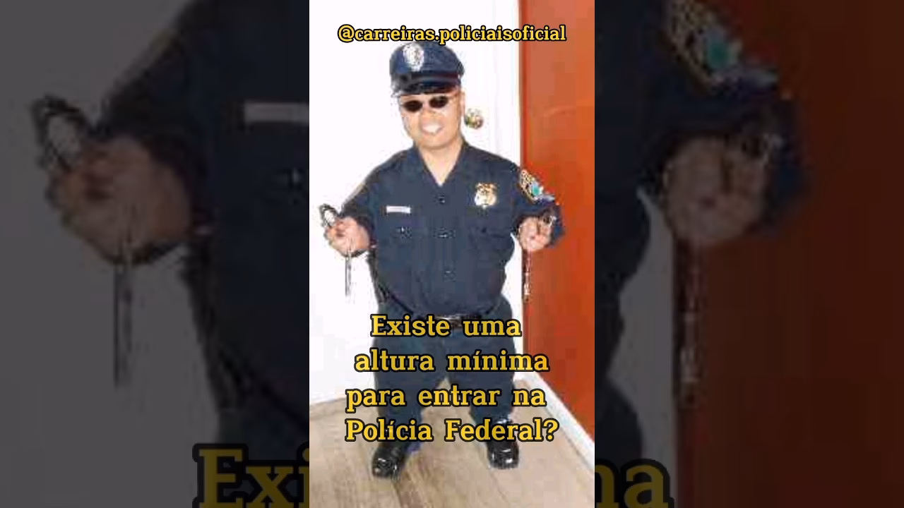 Qual a altura mínima para ser agente penitenciário?