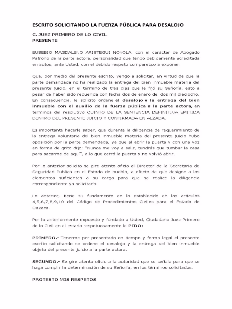 ¿Quién puede reclamar el desalojo de un inmueble allanado?