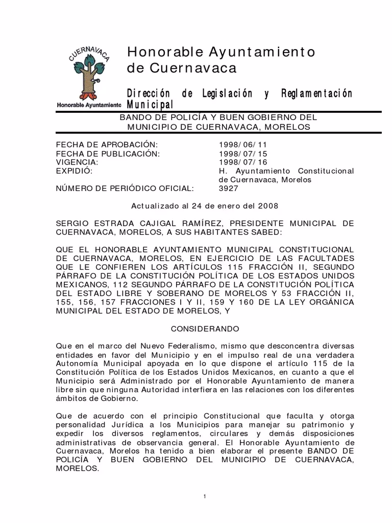 ¿Qué es la policía y buen gobierno?