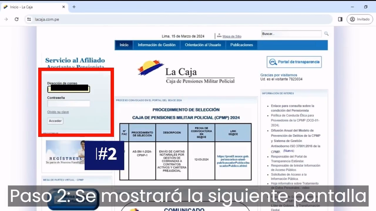 ¿Cuál es el descuento de la caja de retirados y pensionistas militares?
