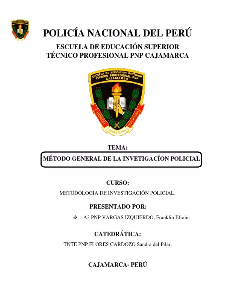 ¿Cuáles son los ejemplos de policías en prácticas?