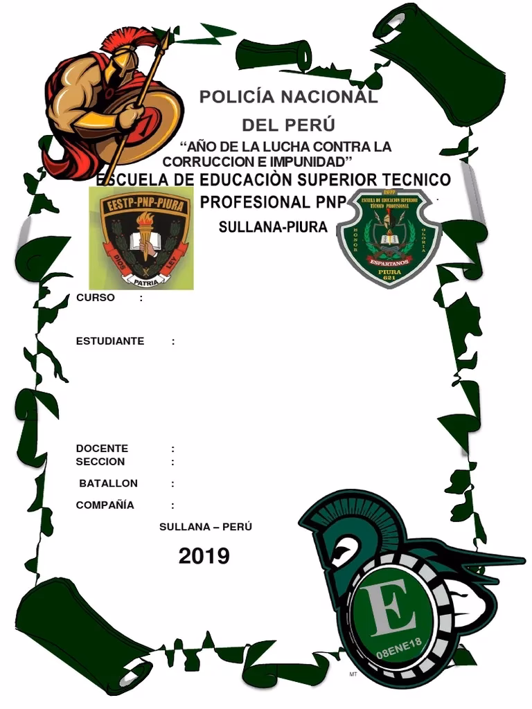 ¿Cuáles son los ejemplos de policías en prácticas?