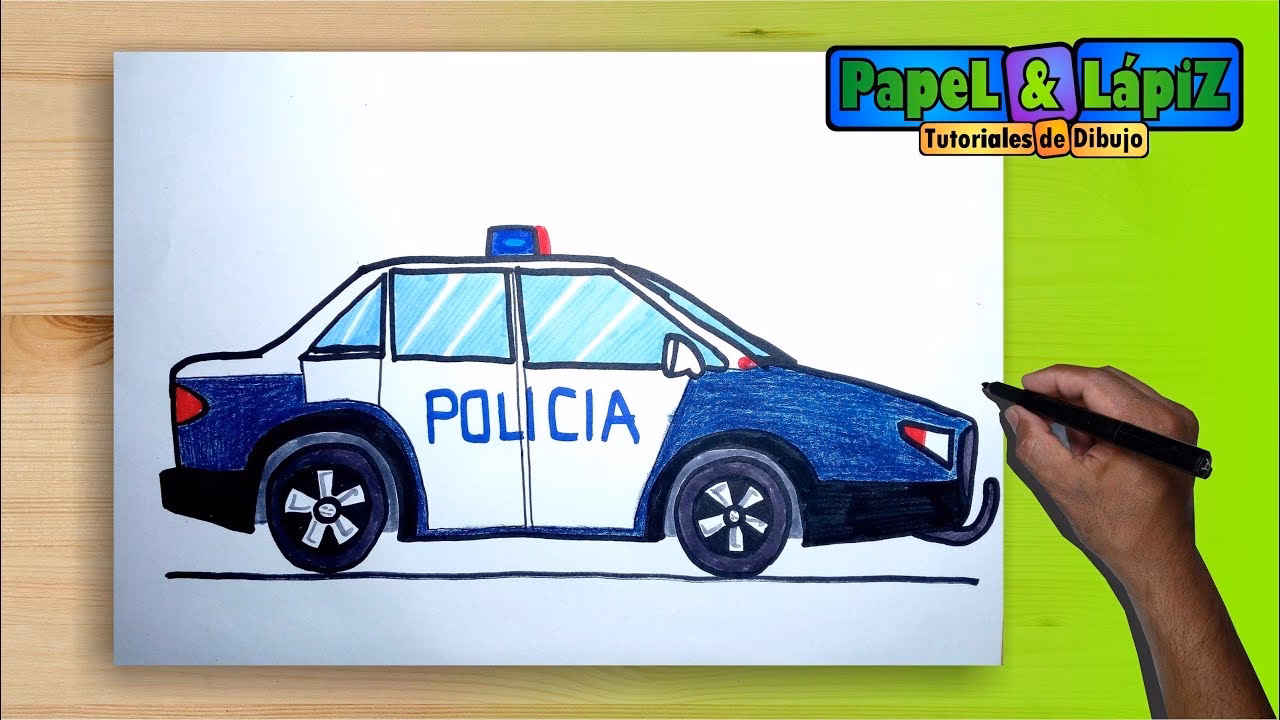 ¿Qué le pasó al carro de los policías?