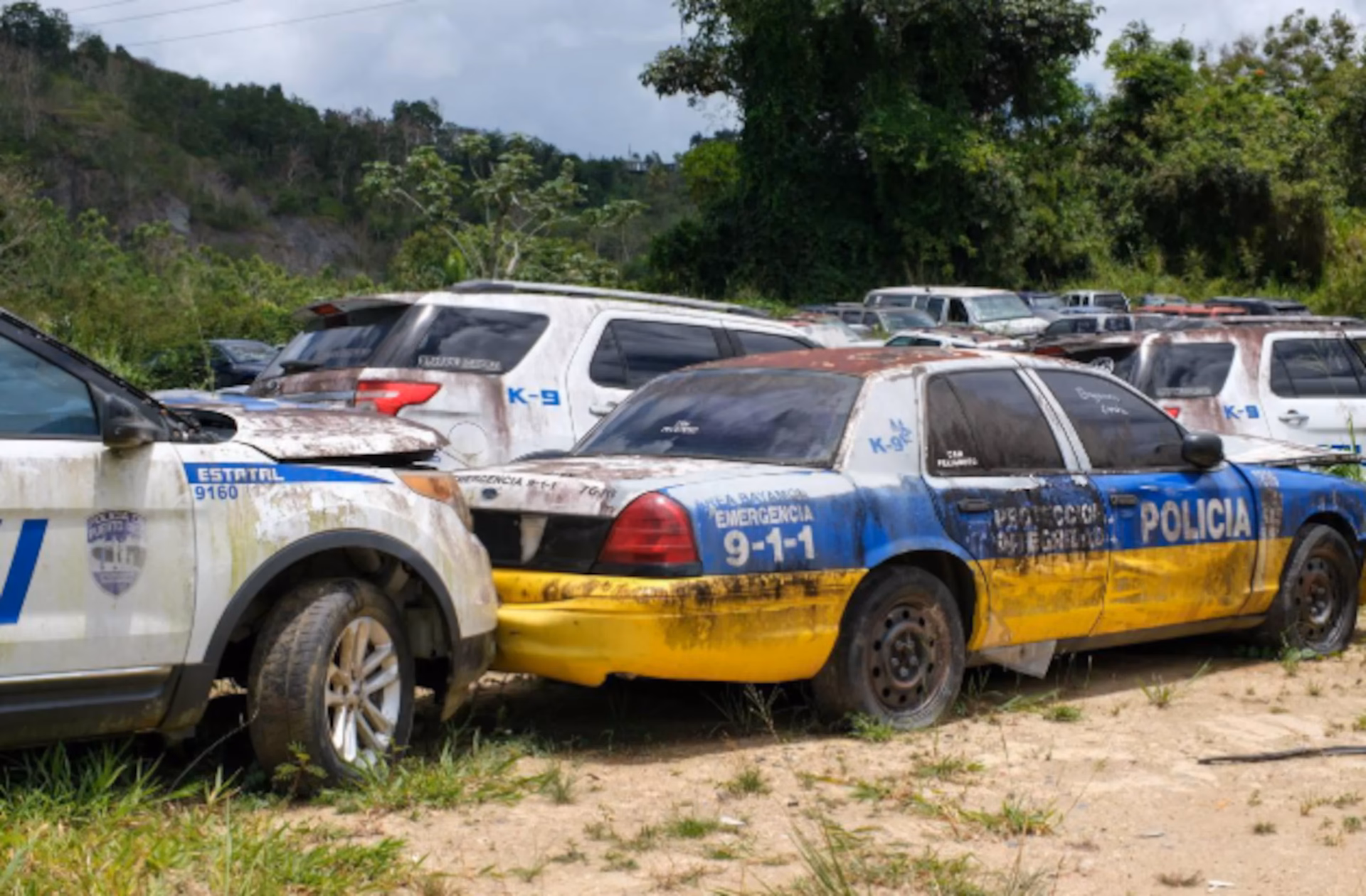 ¿Dónde se encuentran los automóviles abandonados?