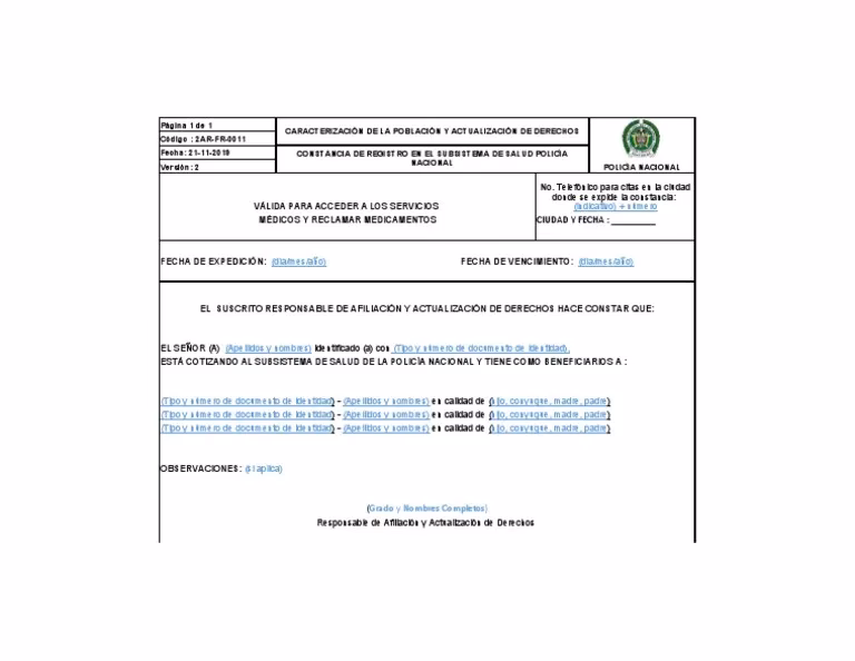 ¿Cómo solicitar el certificado de salud?