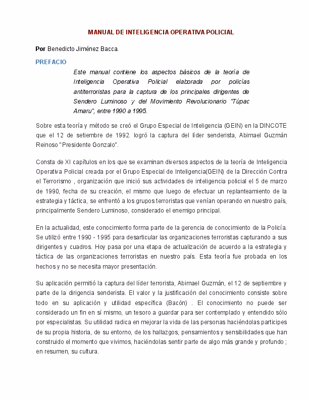 ¿Qué es el ciclo de Inteligencia Policial?