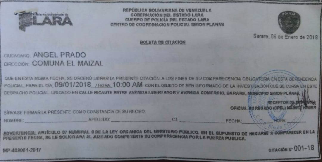 ¿Qué hacer cuando la policía te cita para que te presentes en comisaría?