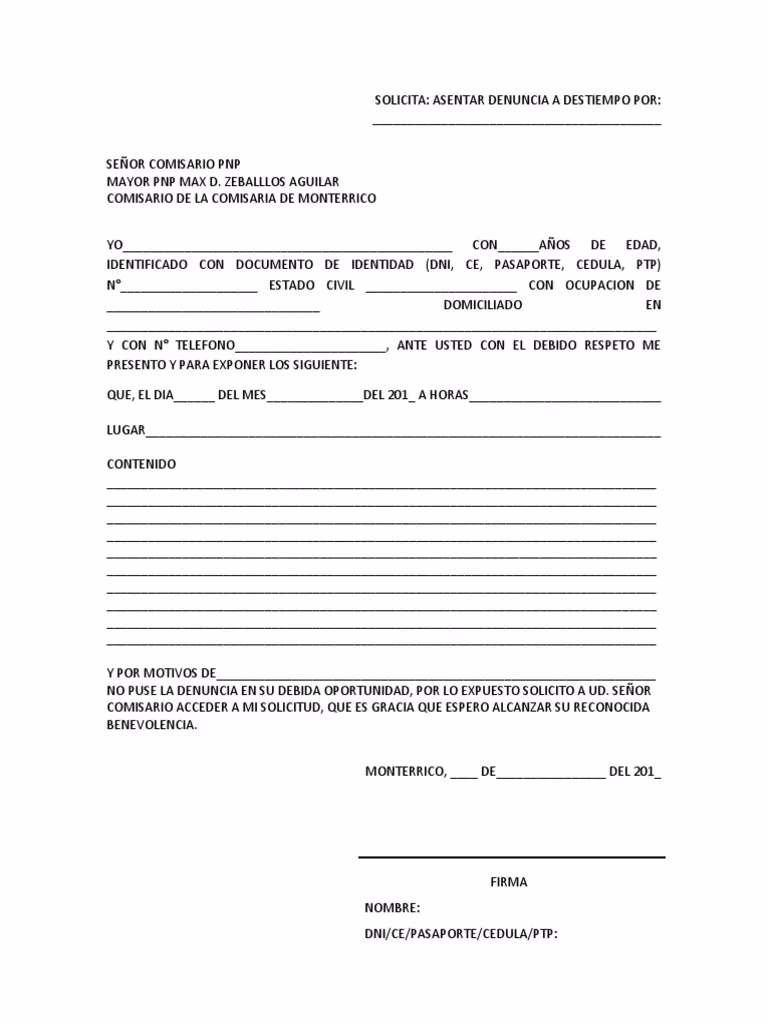 ¿Cómo puedo denunciar a una persona?