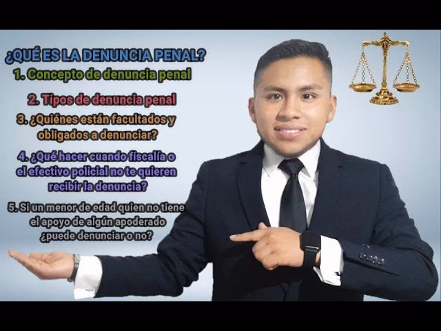 ¿Cuál es el deber de la denuncia?