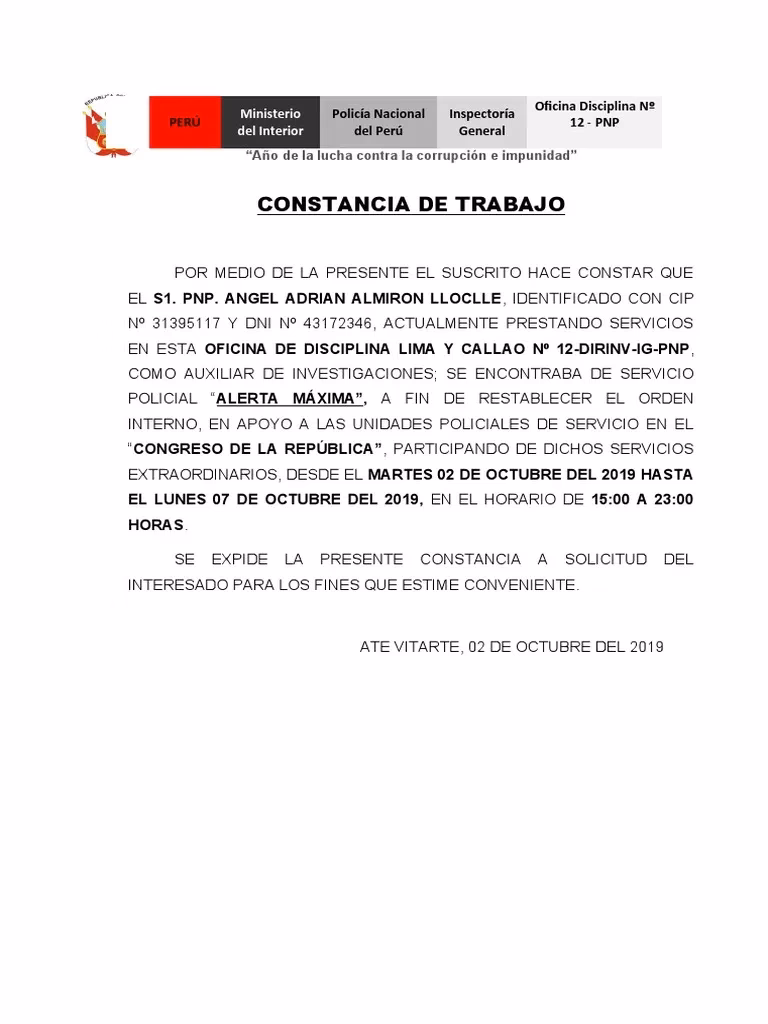 ¿Cómo solicitar una constancia de trabajo?