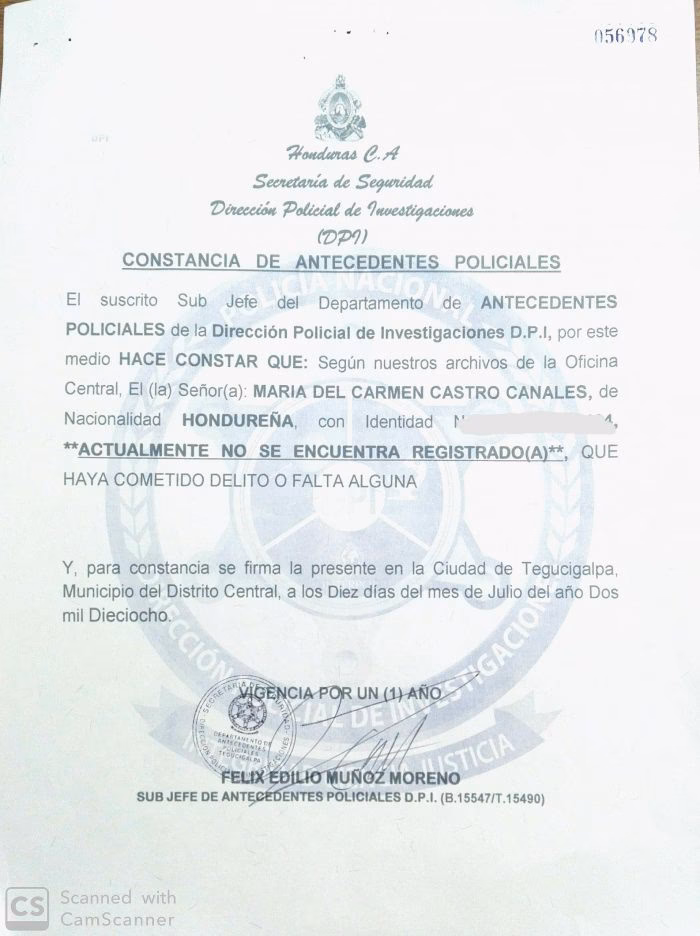 ¿Qué es la constancia de no antecedentes policiales?