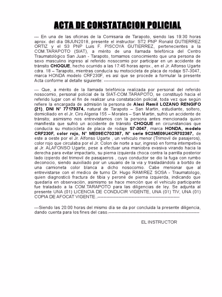 ¿Qué es la constatación?
