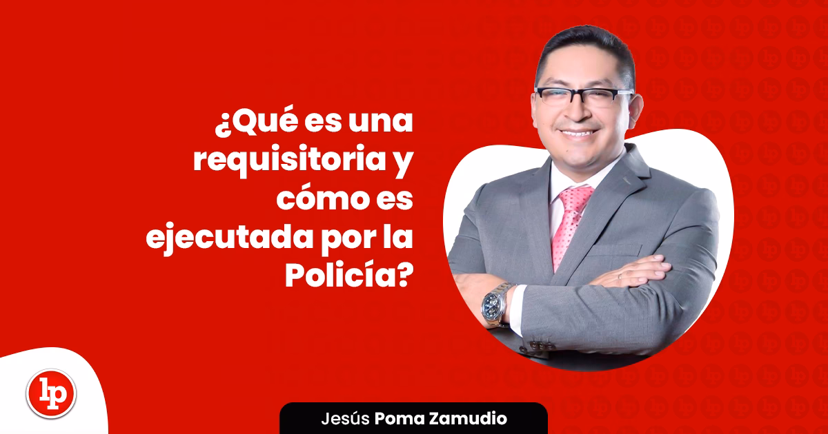 ¿Qué es la requisitoria de persona jurídica?