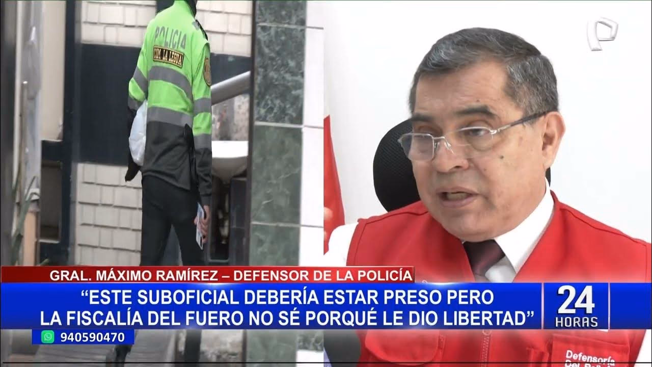 ¿Quién es el abogado defensor del policía?