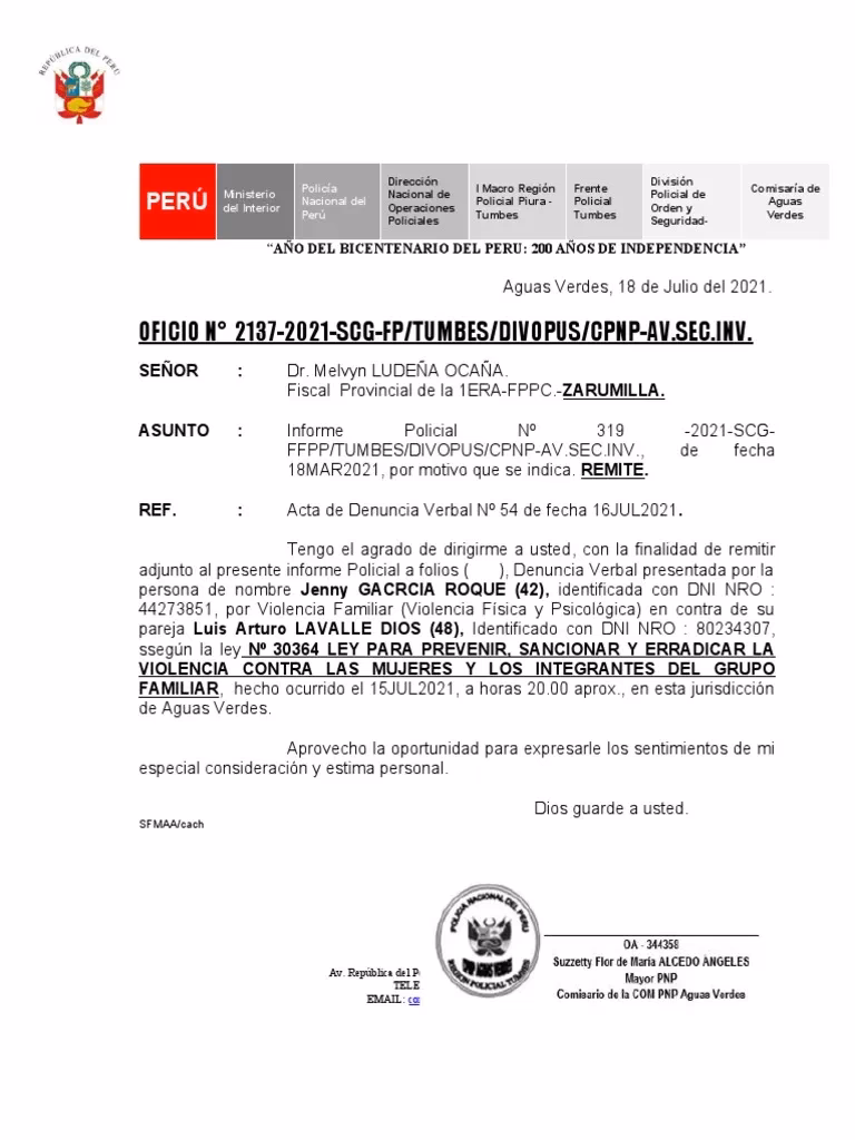 ¿Quién puede denunciar un acto de un familiar?