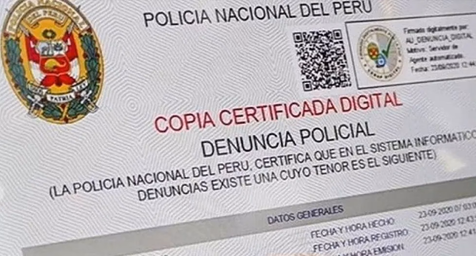 ¿Qué es la denuncia policial gratuita?