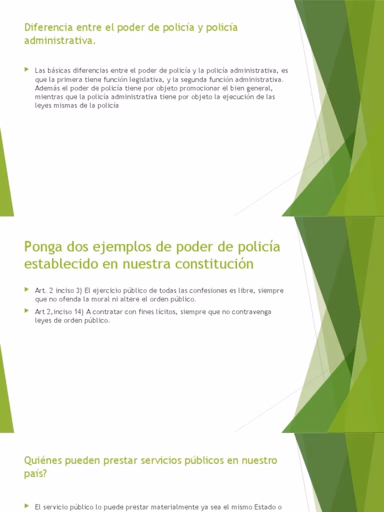 ¿Cuál es la función de un agente de policía?