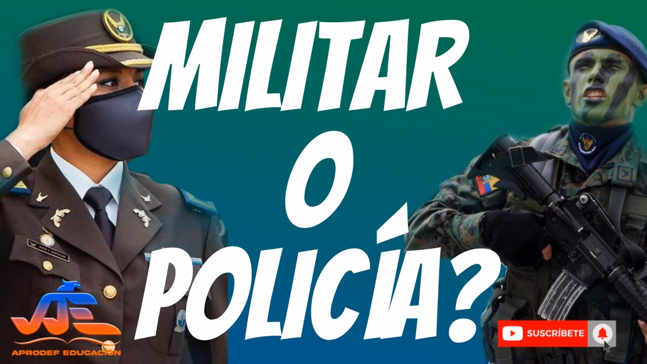 ¿Cuál es la diferencia entre la Policía Nacional y las Fuerzas Armadas?