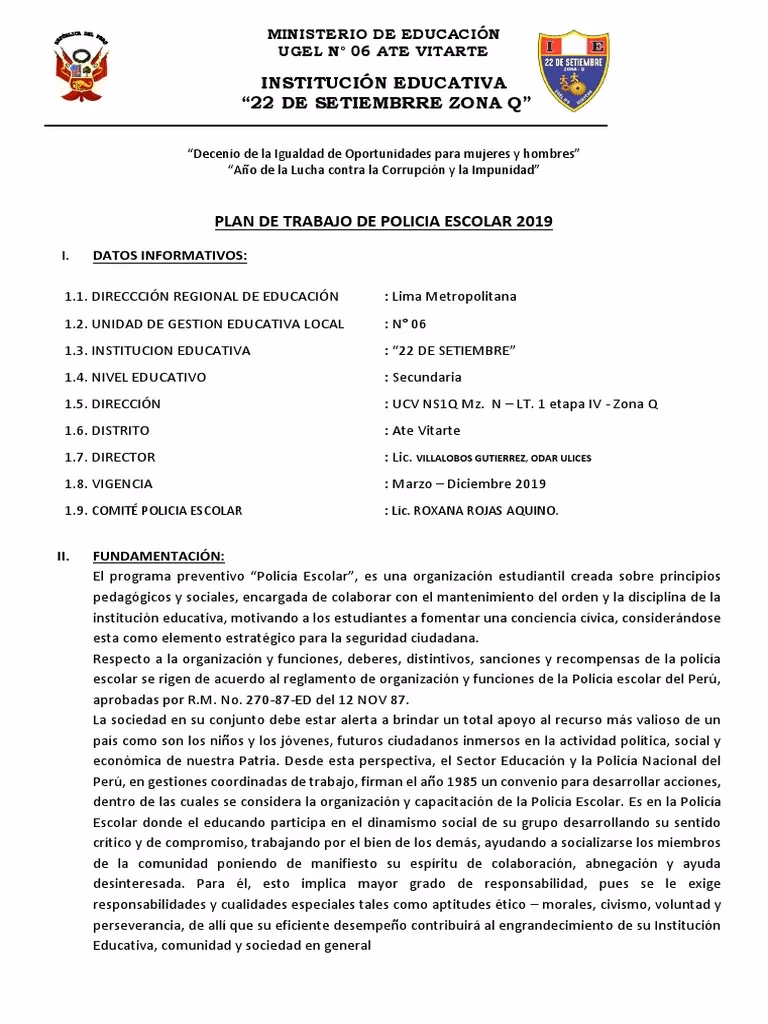 ¿Cuáles son las políticas de dirección escolar?