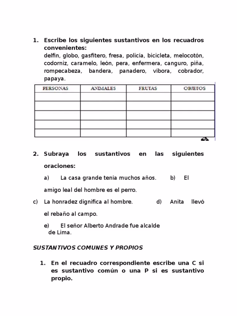 ¿Cuál es la diferencia entre sustantivos comunes y pronombres?