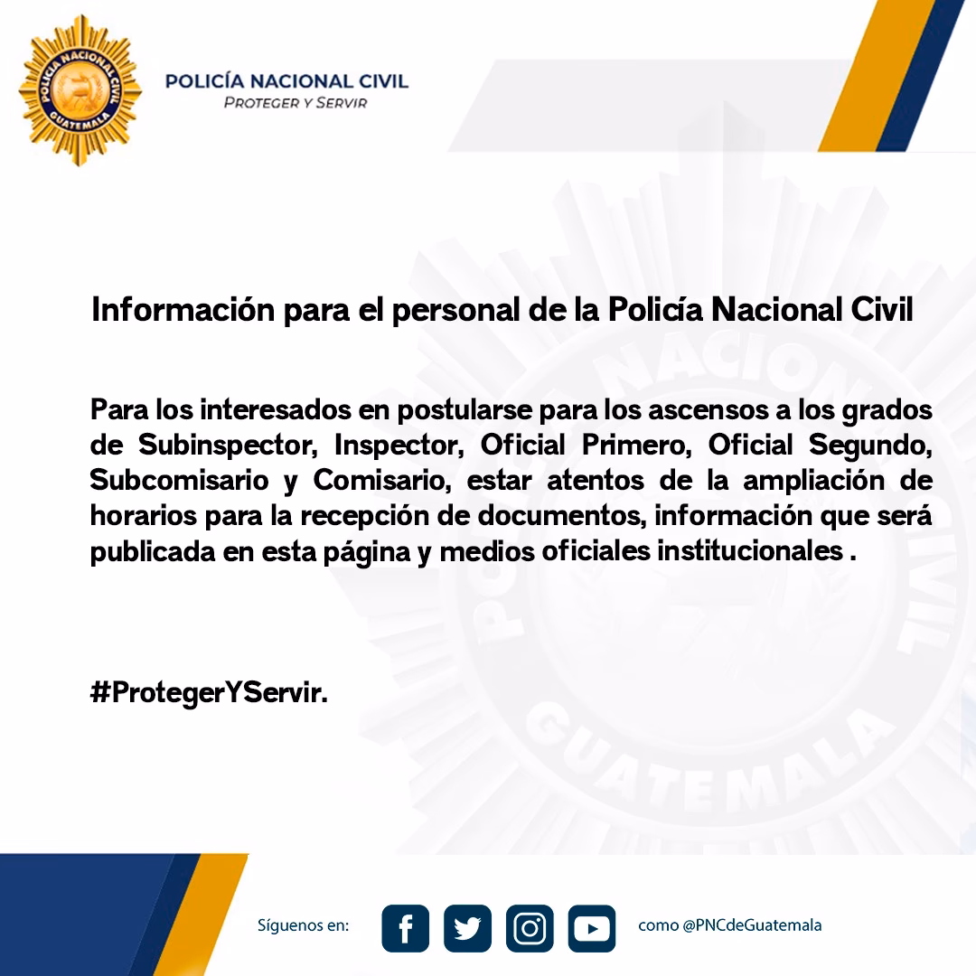 ¿Quién es el ex jefe de la Policia Nacional Civil?