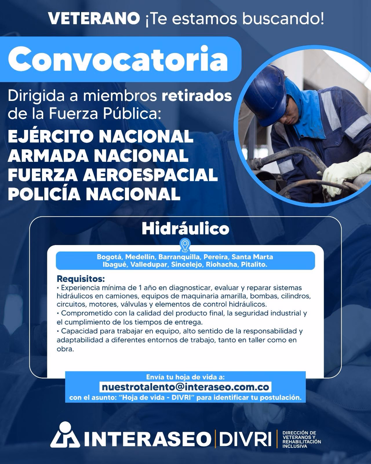 ¿Cuáles son los requisitos para ser funcionario policial retirado?