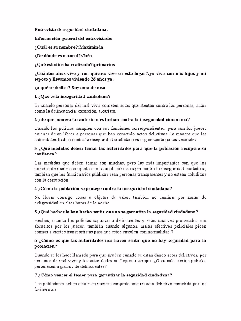 ¿Cuáles son las consecuencias de la inseguridad?
