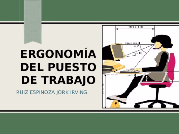 ¿Cómo mejorar tu lugar de trabajo con una presentación sobre ergonomía?