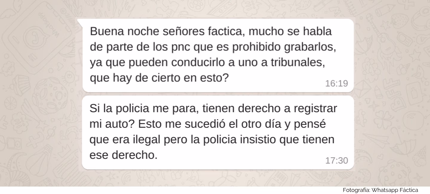 ¿Cuándo es sancionable publicar la grabación de un agente de policía?