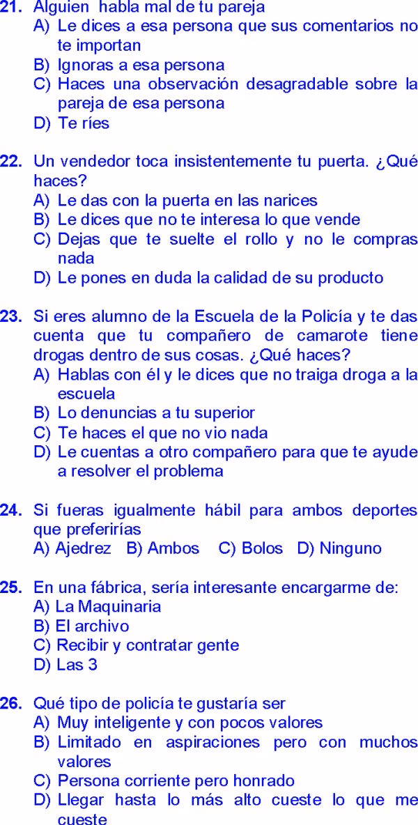 ¿Cuáles son las pruebas para entrar a la Policía Nacional del Perú?