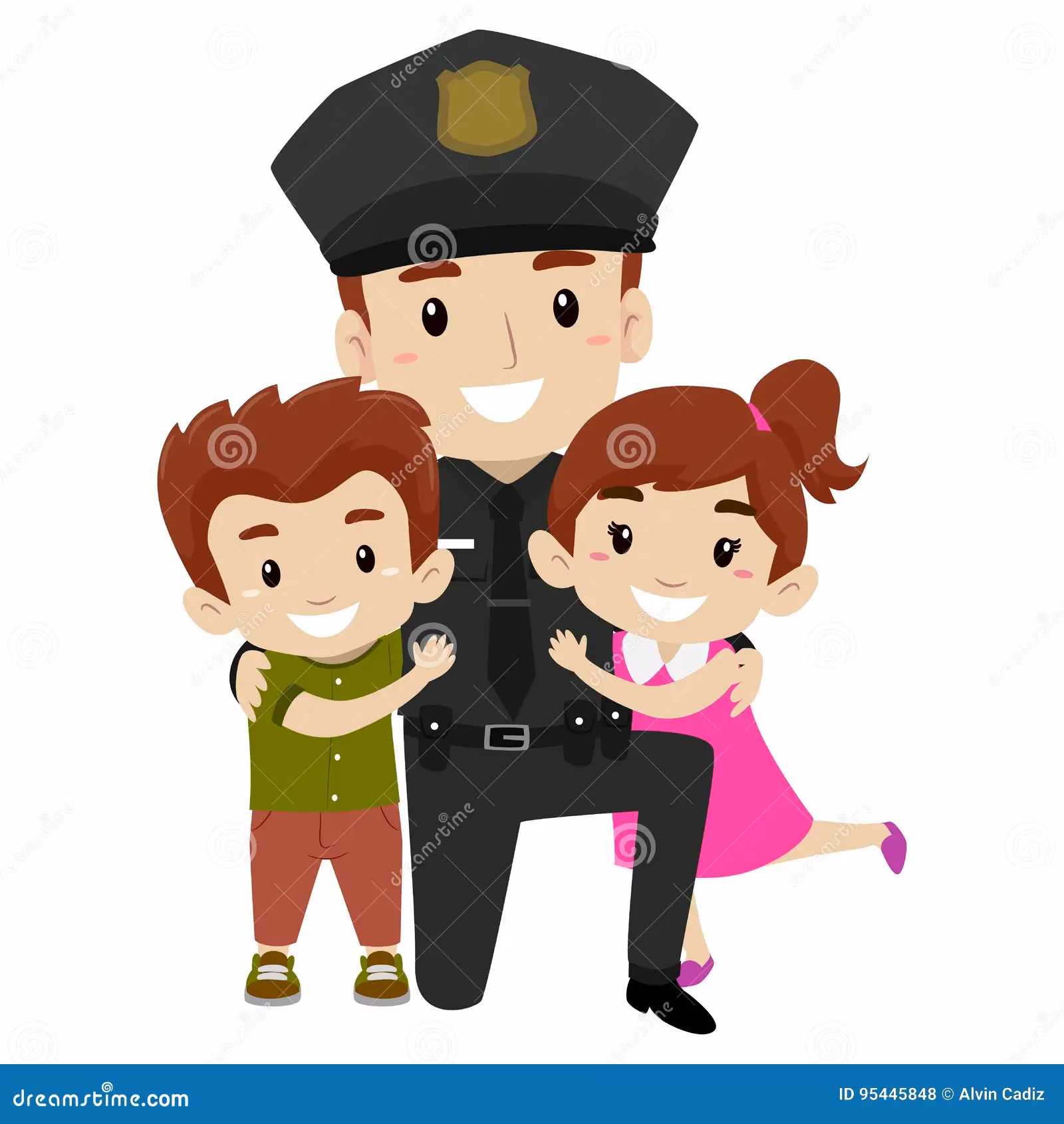 ¿Quiénes fueron los protagonistas de la caricatura de la familia modelo?