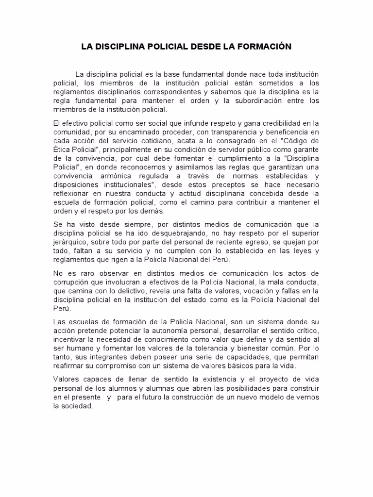 ¿Qué apoyo ofrece la Escuela de formación policial?