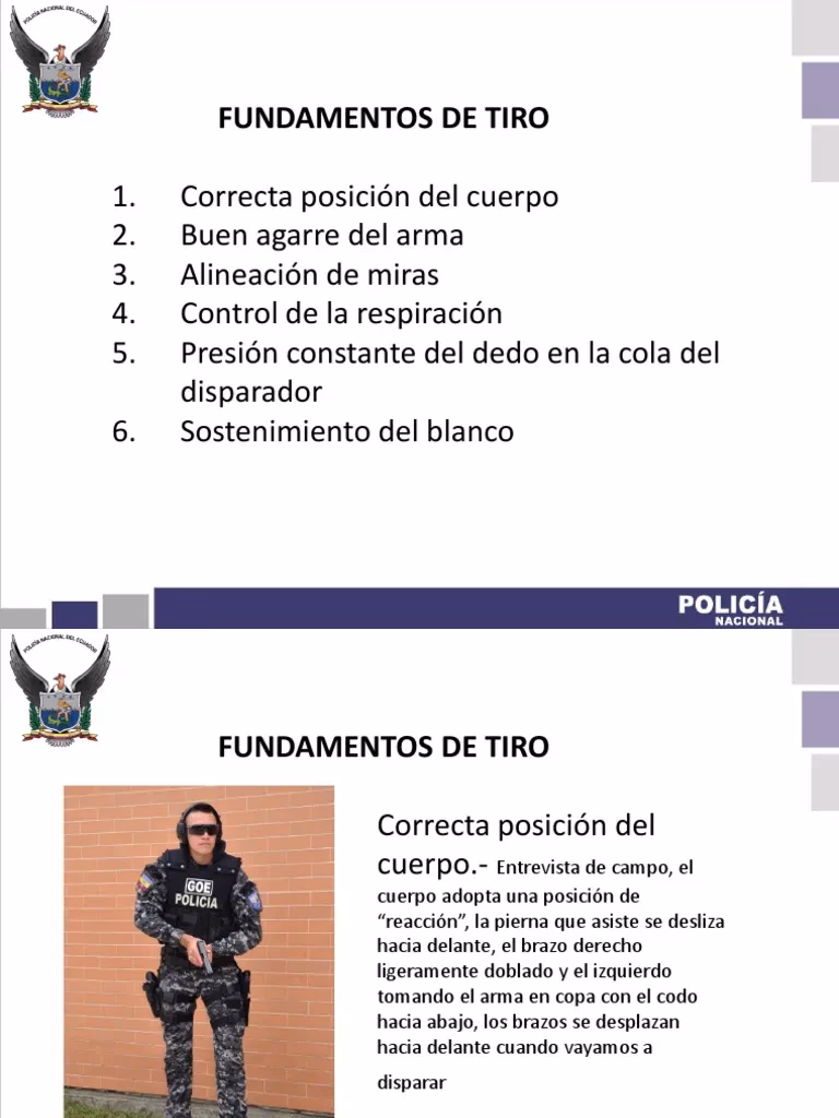 ¿Cuáles son los fundamentos del tiro de precisión?