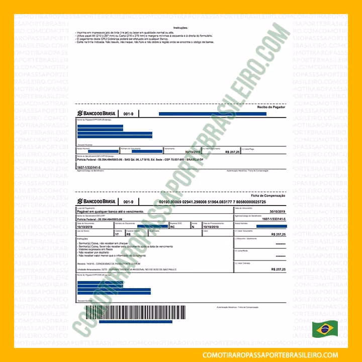Quais são as guias utilizadas para o recolhimento de taxas da Polícia Federal?