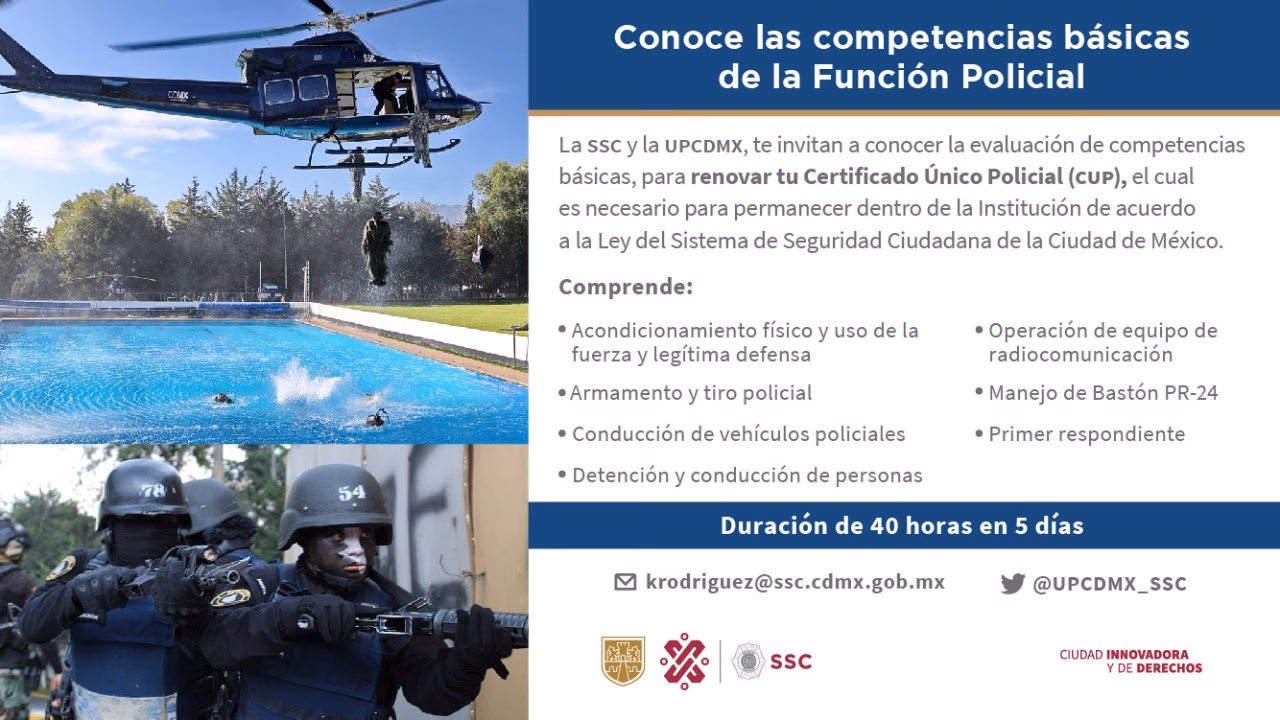 ¿Cuáles son las 7 habilidades policiales?