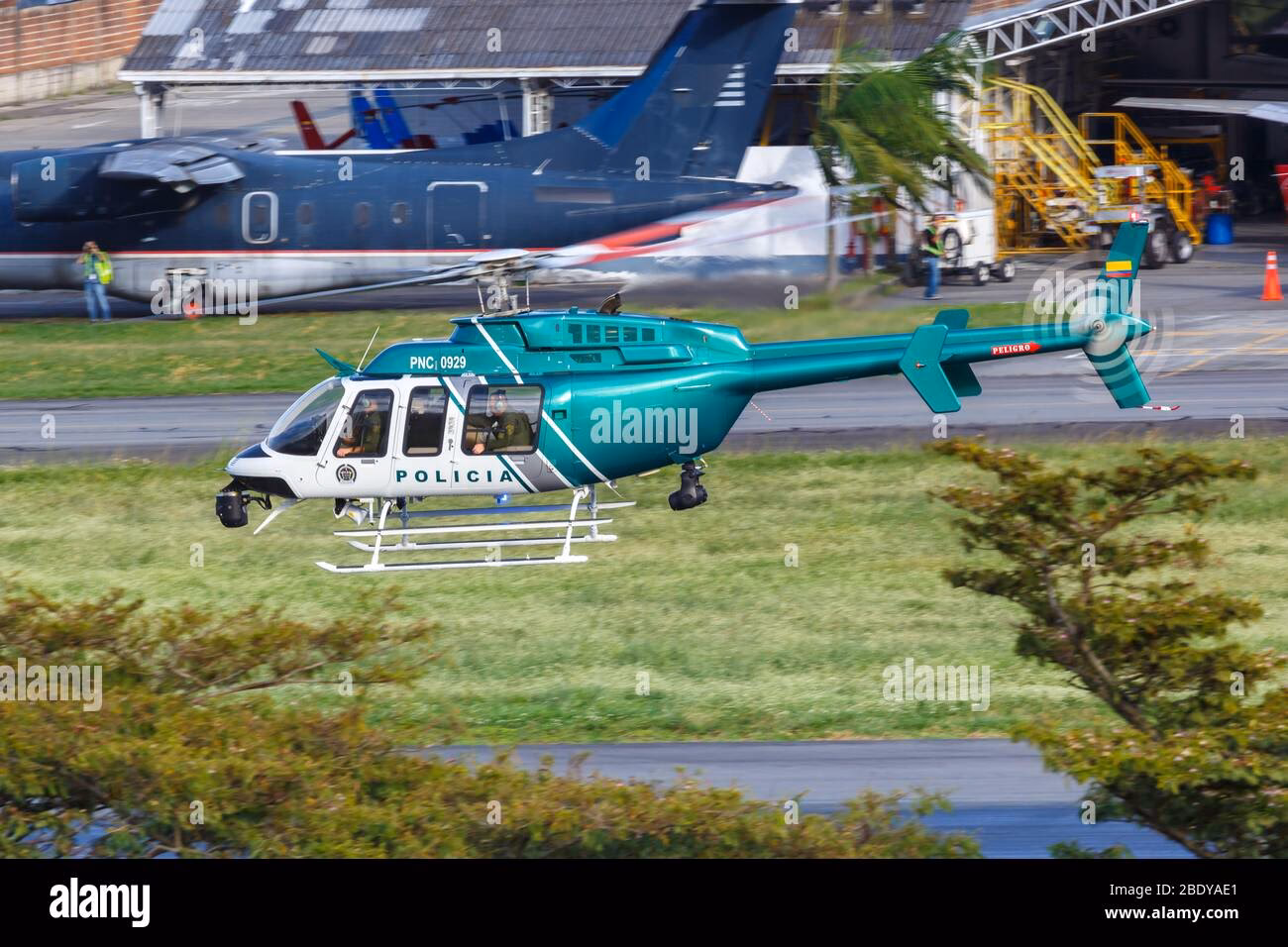 ¿Cuáles fueron los helicópteros de la policía?