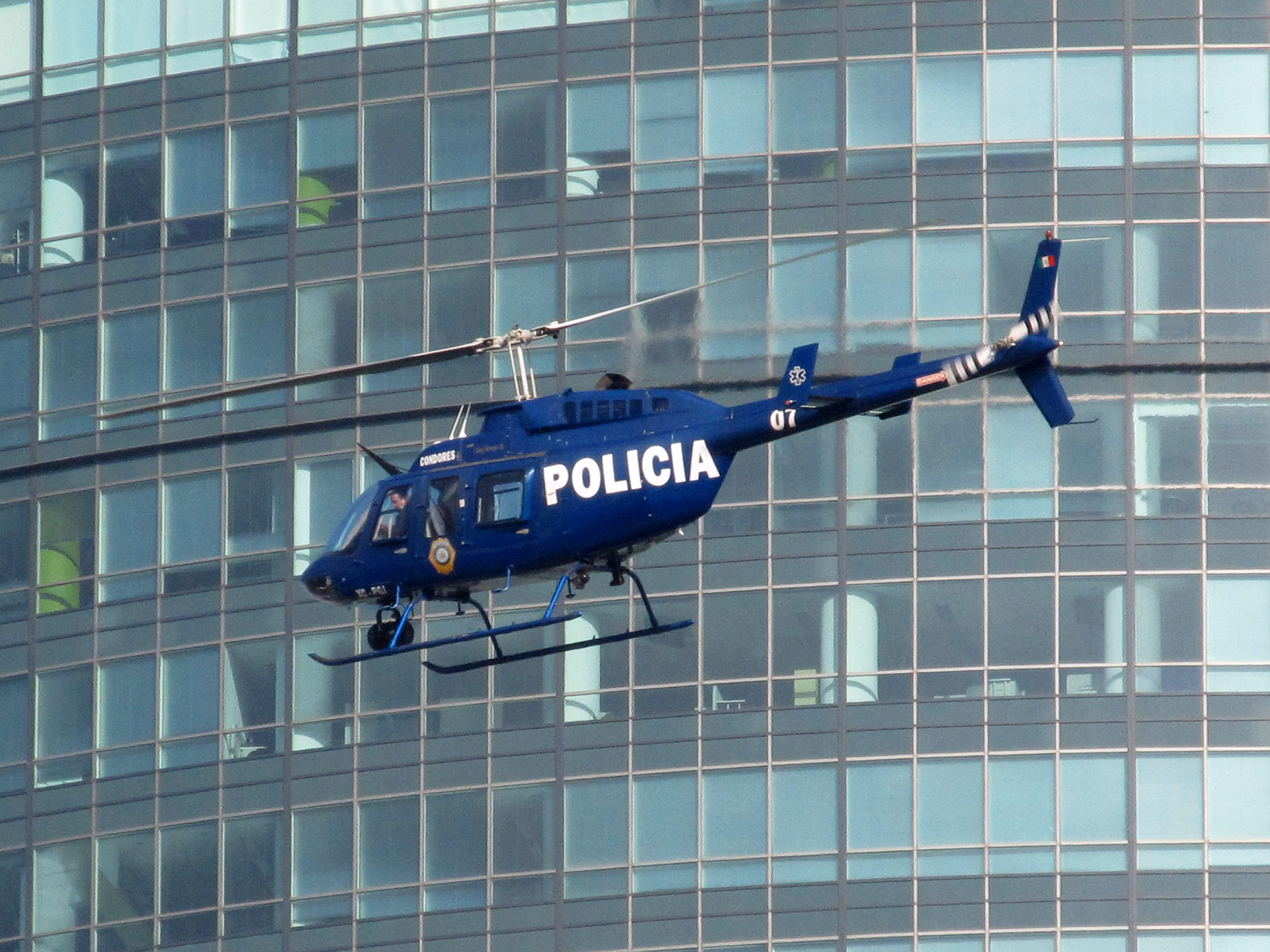 ¿Qué pasó con el helicóptero de la policía?