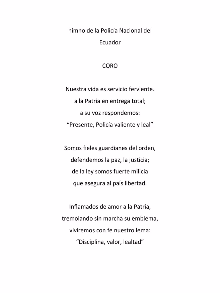 ¿Cómo se llama el himno de la policía del Perú?