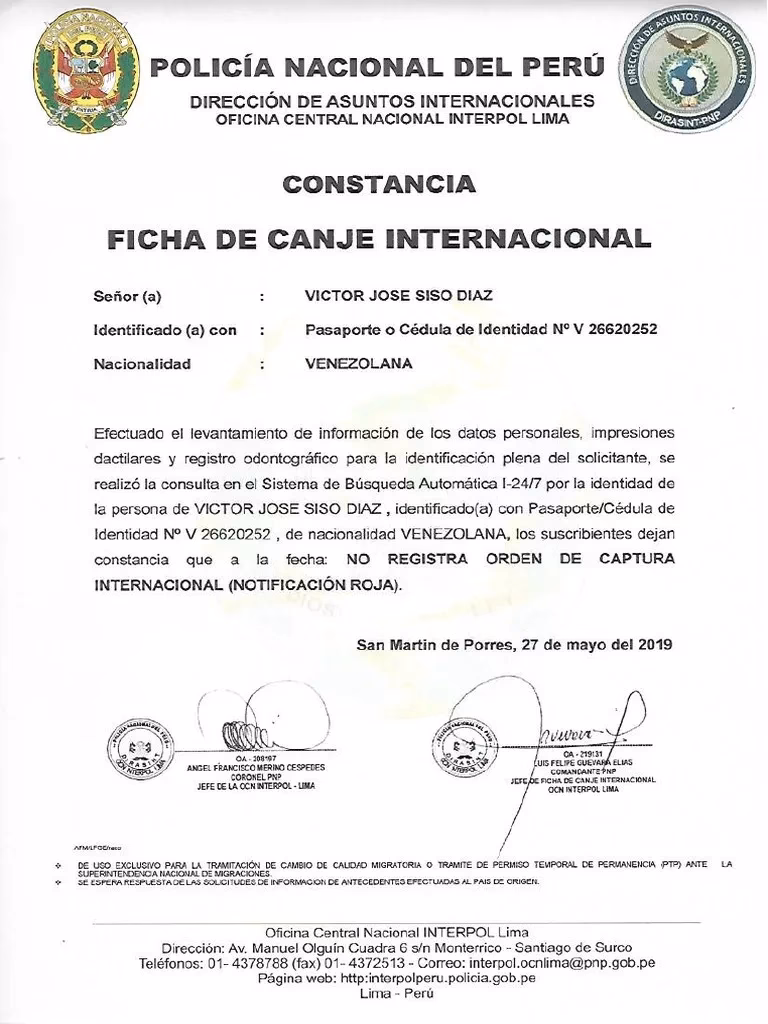 ¿Cómo ser policía en Perú?