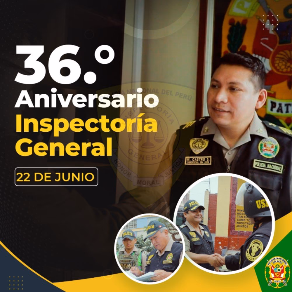 ¿Quién es el Inspector General de la Policía Nacional del Perú?