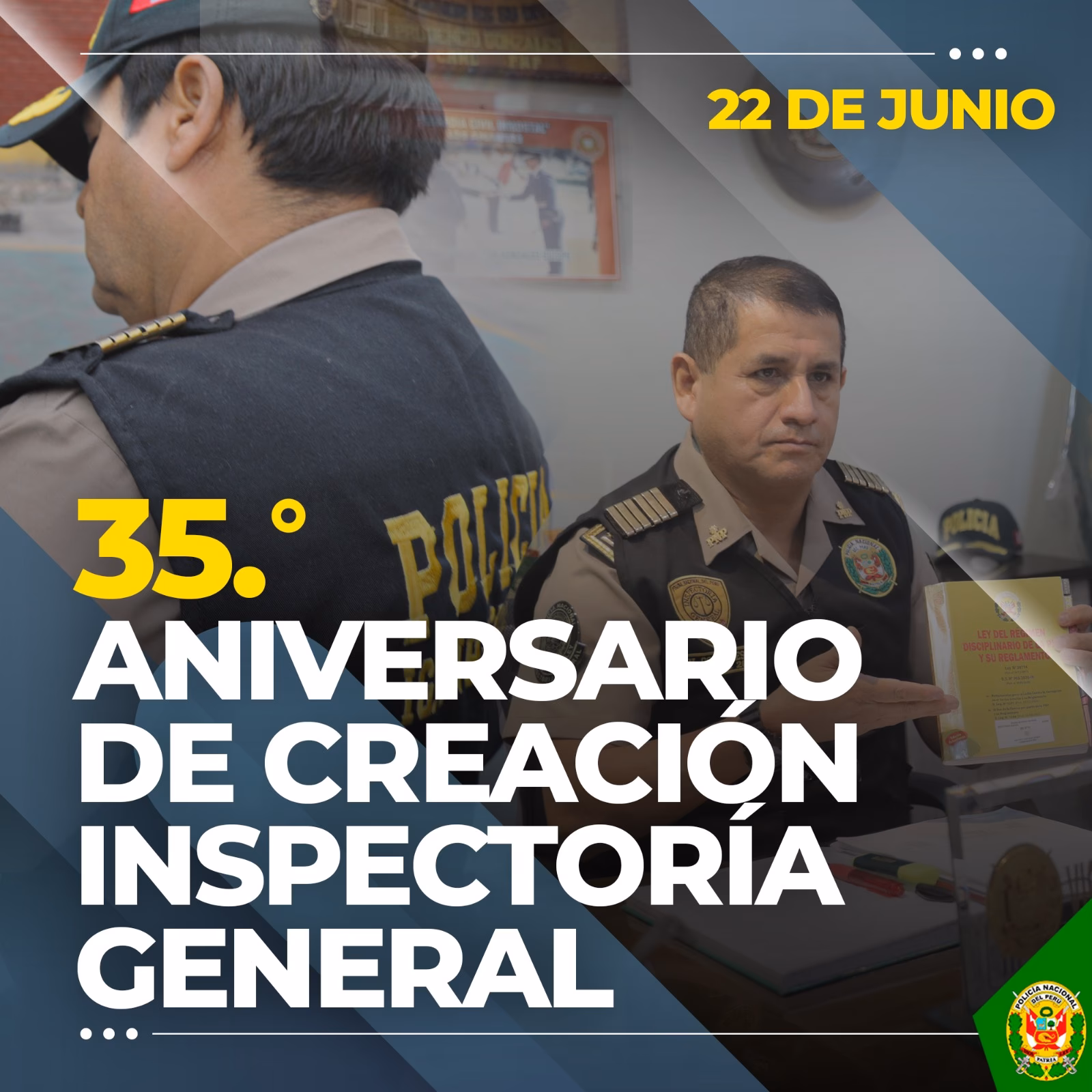 ¿Quién es el inspector de la policía de Investigaciones del Perú?